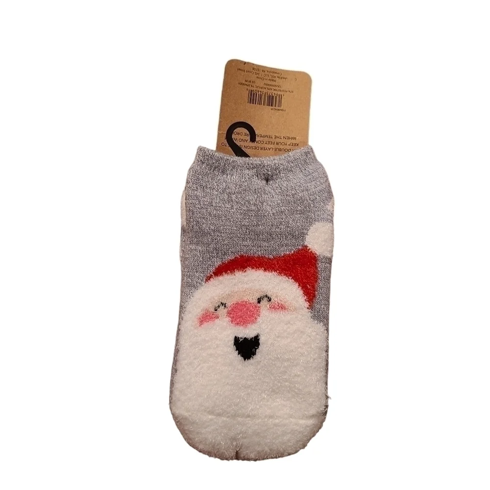 4 pairs of Cozy Cabin Socks, Size Youth Shoe 10 - 4